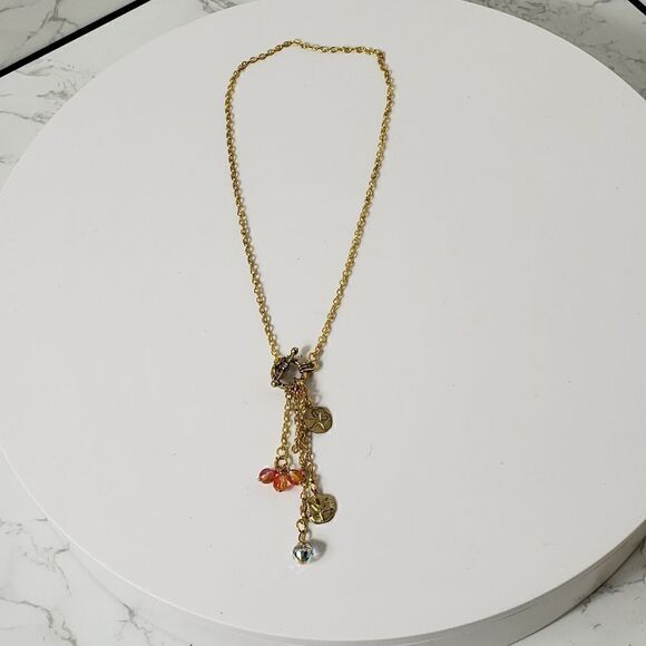 ARTISAN Toggle Sand Dollar Charm and Bead Necklace - Picture 4 of 5